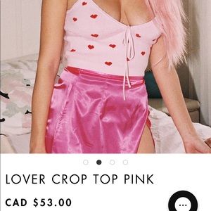 Princess Polly Lover Crop Top